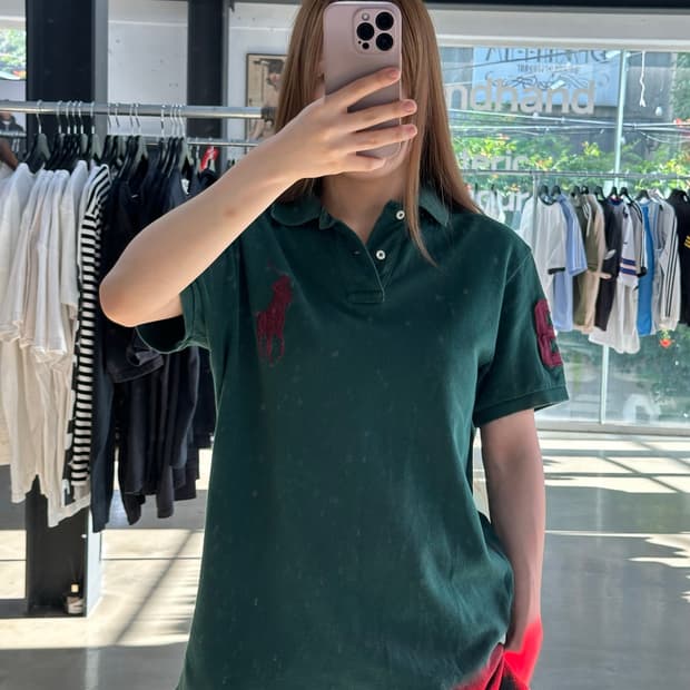 폴로랄프로렌 빅포니 넘버링 Pk반팔티 그린