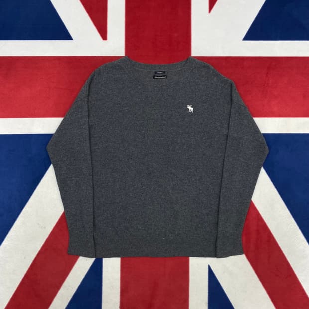 아베크롬비 100% 캐시미어 니트 L 