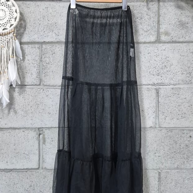 Nero 레이어드 시스루 스커트