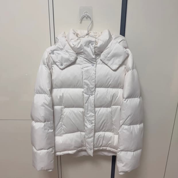 룰루레몬 여성 숏패딩 화이트 4사이즈