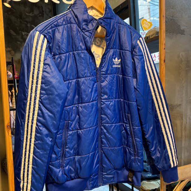 아디다스첼시리버시블 올드스쿨 패딩자켓