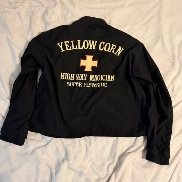 YELLOW CORN 바이커 자켓
