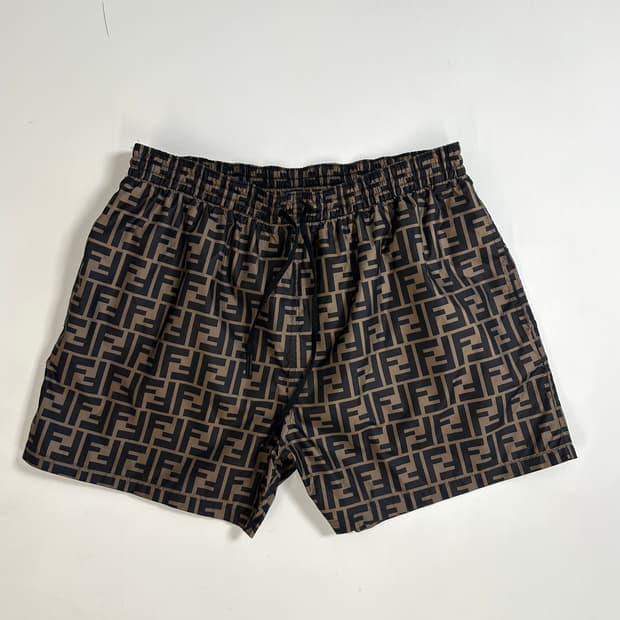 펜디 Fendi FF 드로스트링 스윔 쇼츠 (50)
