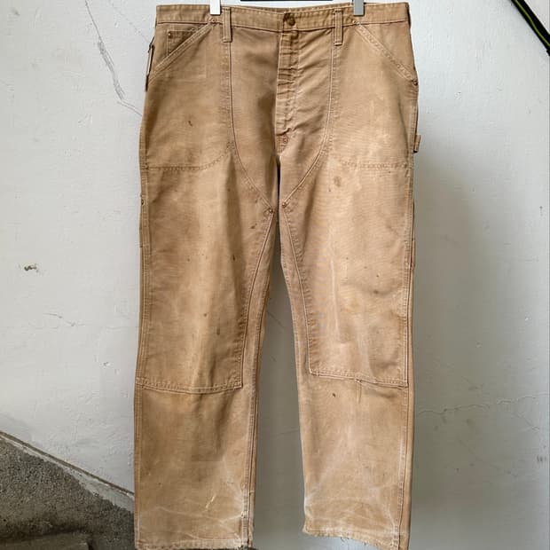 *RARE* 70's USA 빈티지 칼하트 더블니 팬츠 칼하트 워크팬츠