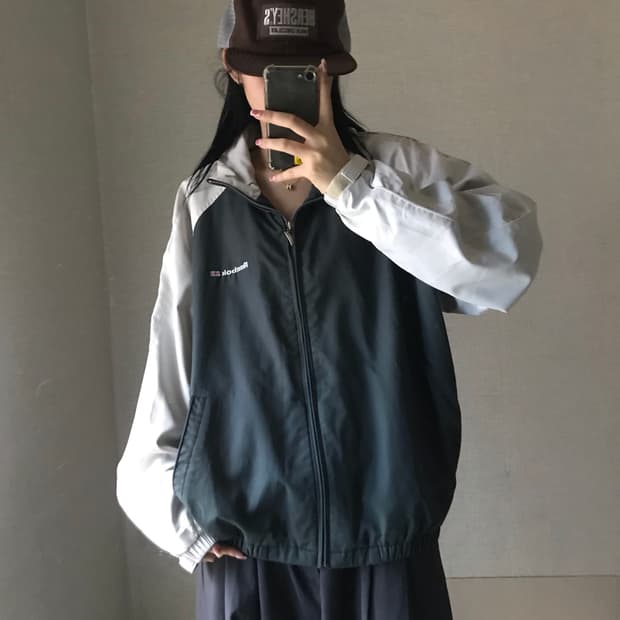 리복 나그랑 후드 바람막이