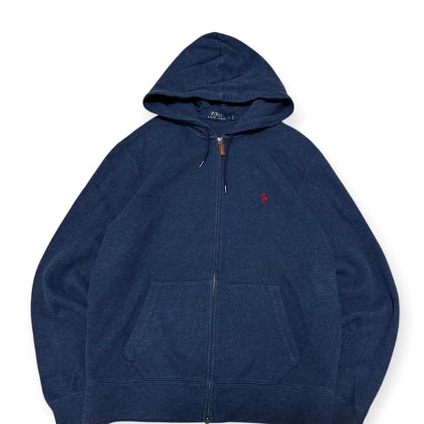 폴로 랄프로렌 네이비 니트 후드집업