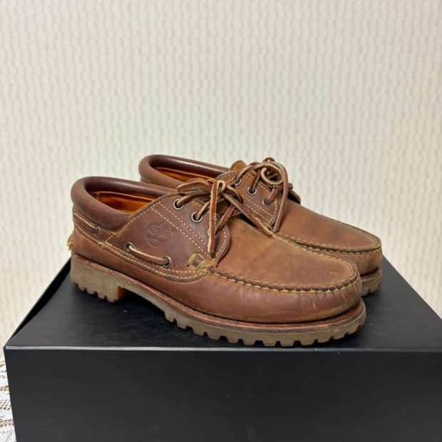 팀버랜드 보트슈즈 브라운 US7 260mm