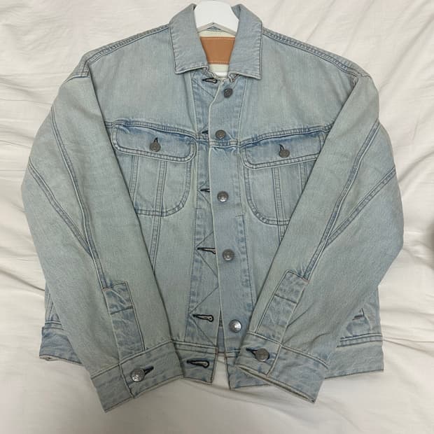 아크네 스튜디오 램프 청자켓 34 연청 상태최상