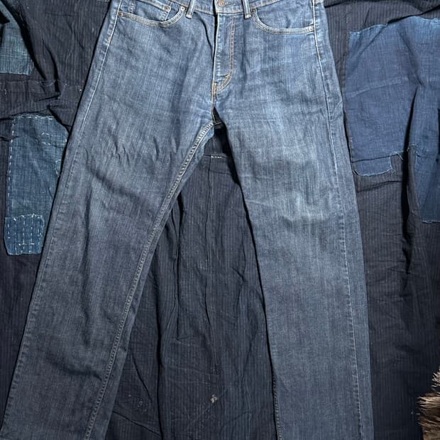 리바이스 505 레귤러 핏 데님 팬츠 32