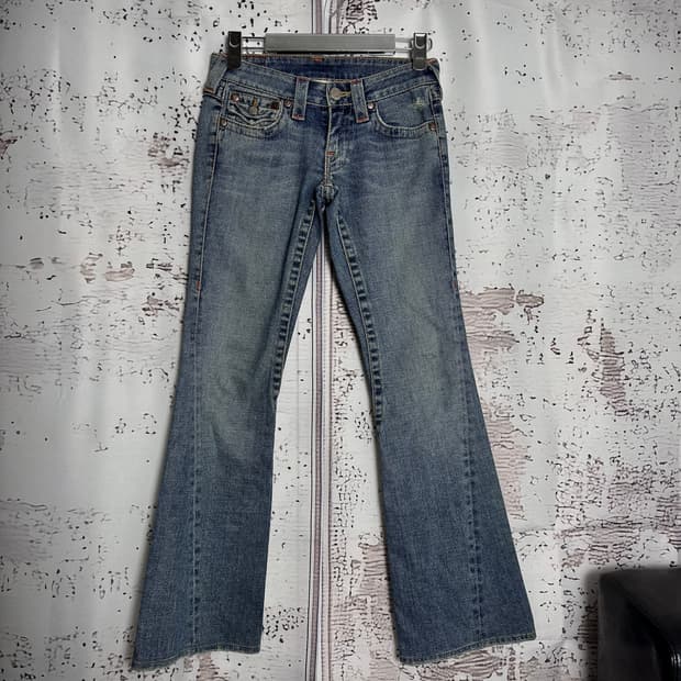 True Religion Light Wash Bootcut Jeans