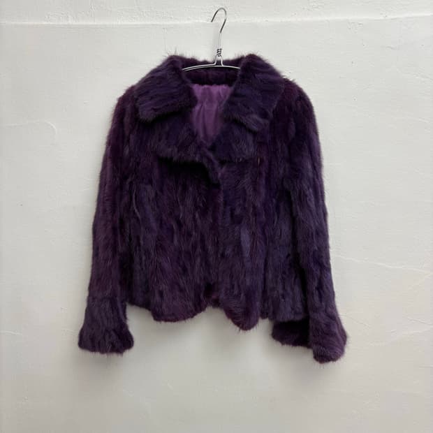 빈티지 밍크 퍼 자켓