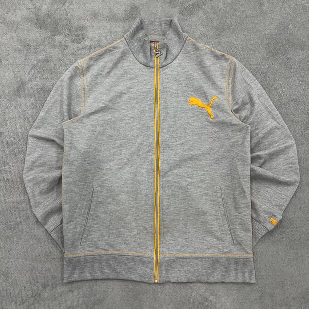 L 푸마 그레이 트랙 자켓