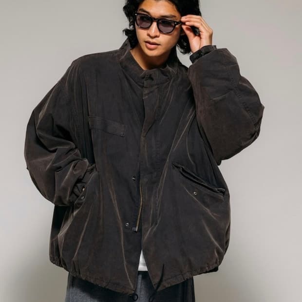 (L) 프릭스스토어 m65 숏파카 페이드 블랙