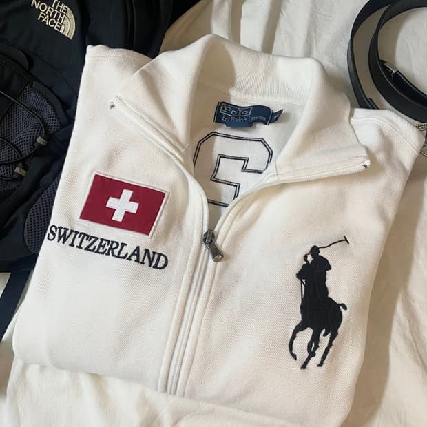 폴로 빅포니 스위스 집업