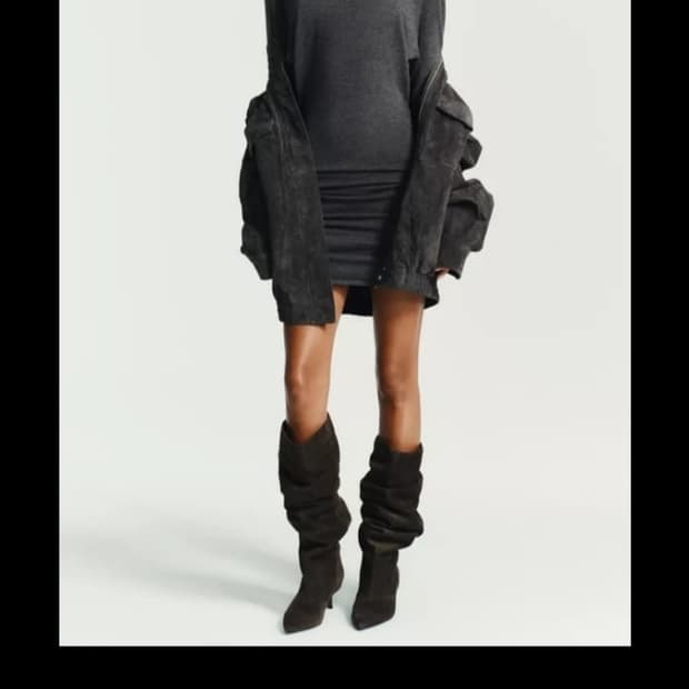자라 키튼 스웨이드 부츠 구해요
