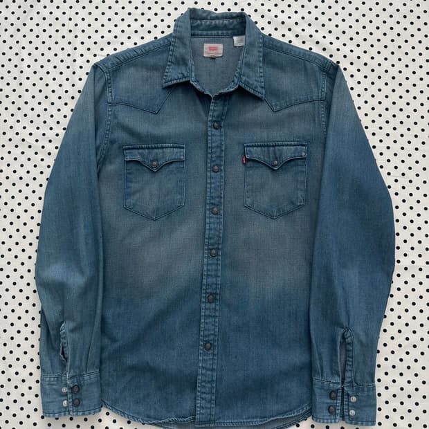 리바이스 클래식 웨스턴 데님셔츠