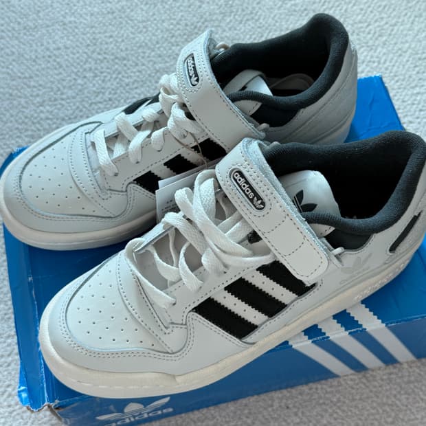 아디다스 포럼로우 화이트 230 235 운동화 스니커즈 forum low