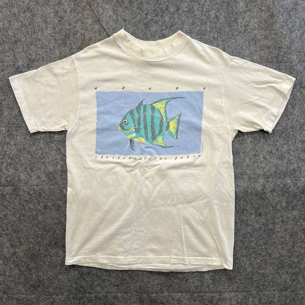 90s Vintage Hanes Beefy-T Aruba