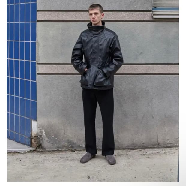 (구매) 4사이즈 머듈 mudule 레더 파카