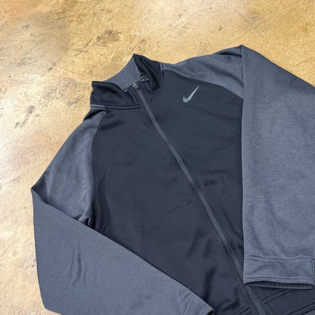 [정품/L] 나이키 블랙 그레이 트랙 자켓 b19