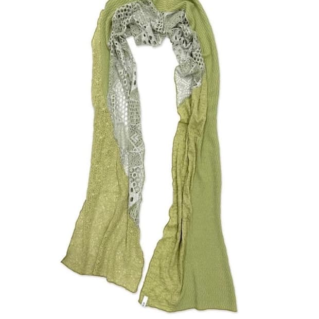 이그노타 leaf scarf lime
