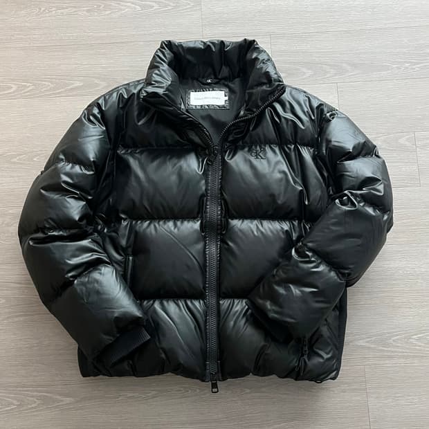 (실착3회) 손흥민 착용, Ck 캘빈클라인 블랙 패딩