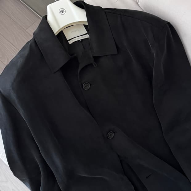 아모멘토 26ss 큐프로 오버사이즈 트렌치코트 M