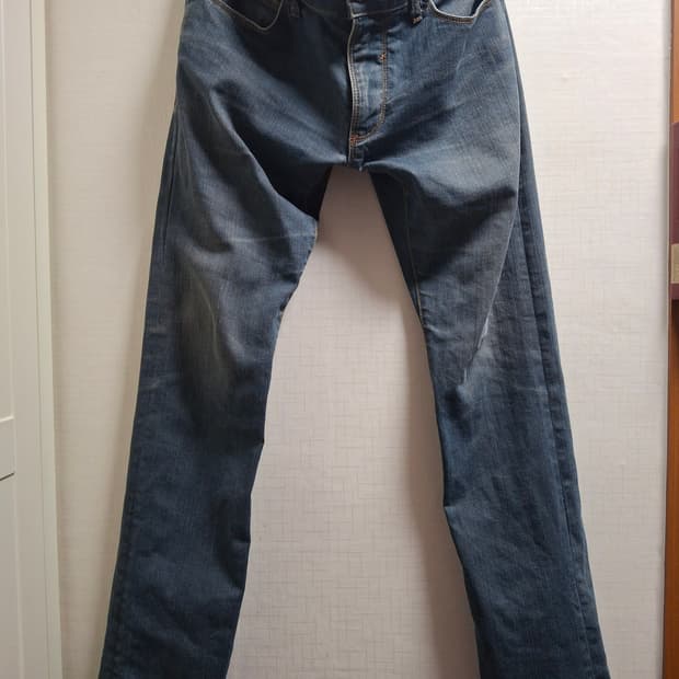 자라 블랙택 데님팬츠 (30)