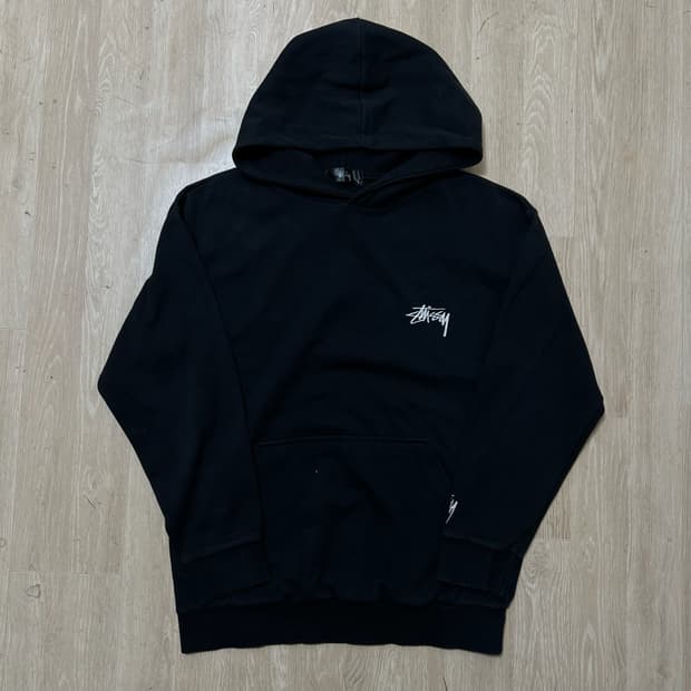 스투시 스탁 로고 후드티 L/100 