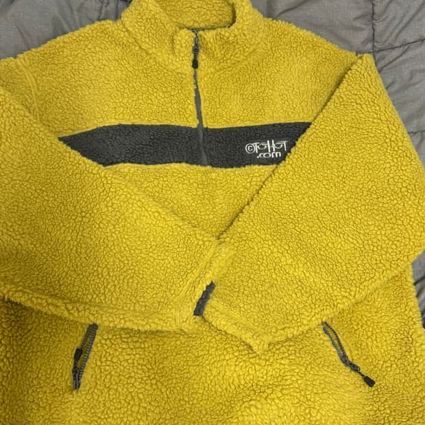 테켓 플리스 하프집업