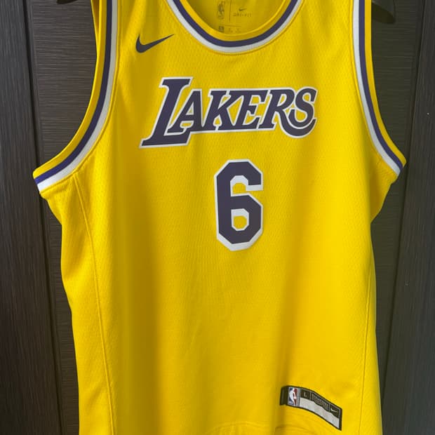 나이키 La Lakers 르브론 유니폼 6번 L