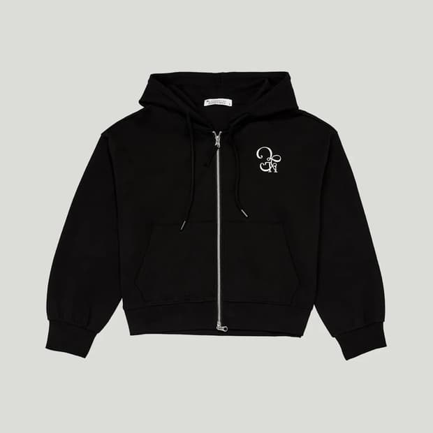 빈티지 크롭 후드집업 러브이즈트루 노피셜노피스 피지컬디파트먼트 카비시