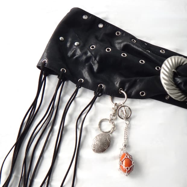 Wide hunt multy strap belt 