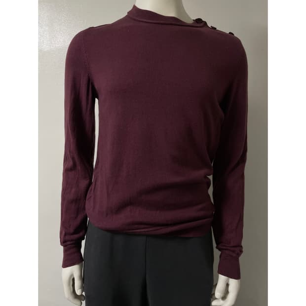 shoulder botton knit