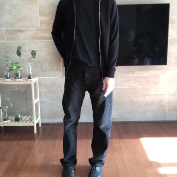 코스 퍼널넥 메리노 울 집업