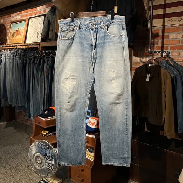 90s USA 빈티지 리바이스 501 데님 팬츠