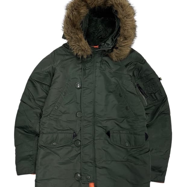 알파인더스트리 N3B 야상패딩 카키 (S~L)