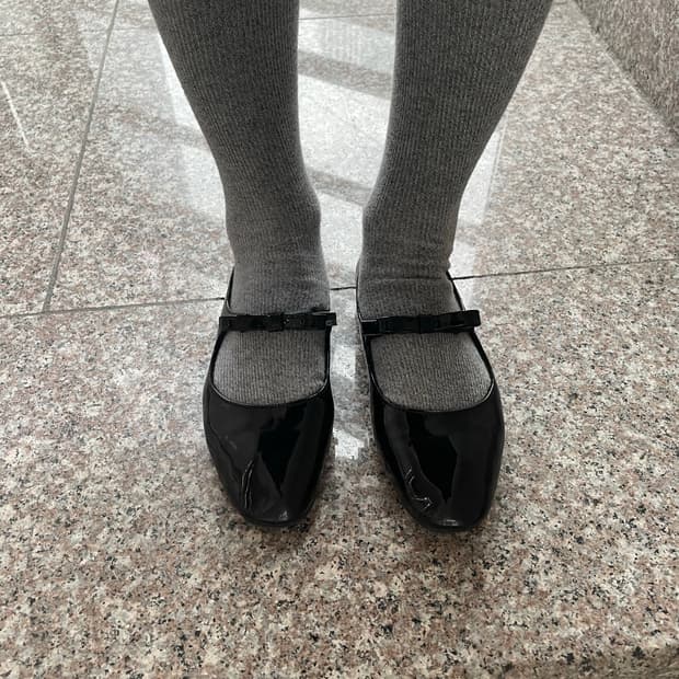 리본 로퍼 메리제인