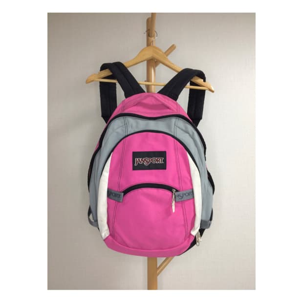 잔스포츠 빈티지 90s 핑크 백팩