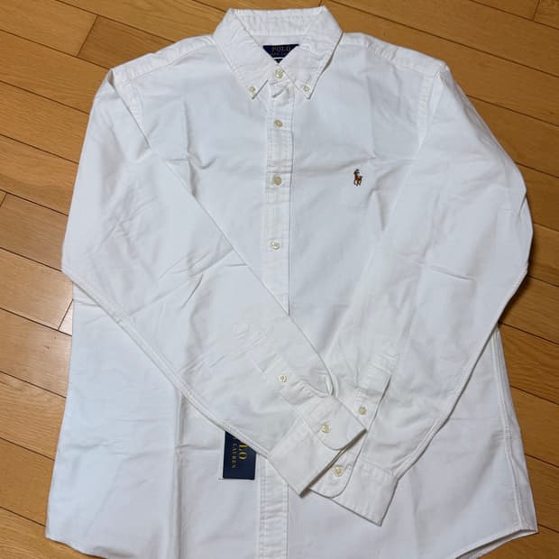 [QR 정품 인증] 폴로 랄프로렌 흰색 옥스포드 셔츠 새상품