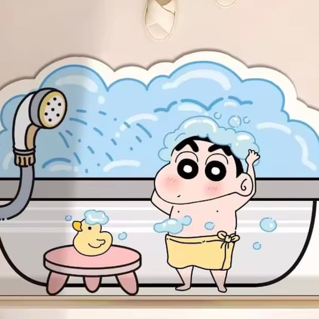 새상품)) 짱구 발매트