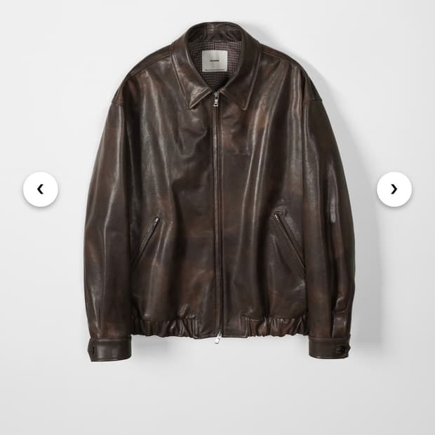 인더로우 아드리안 레더 블루종 파티나 브라운 1사이즈