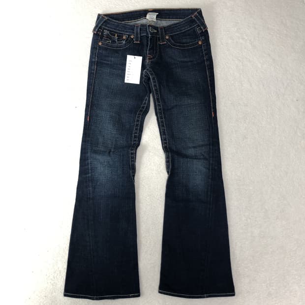 트루릴리전 부츠컷 데님팬츠