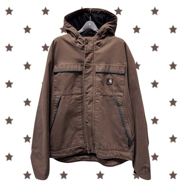 칼하트 빈티지 브라운 코튼 자켓