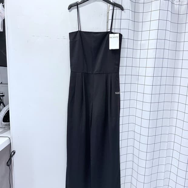 새 상품 네세서리 블랙 점프수트