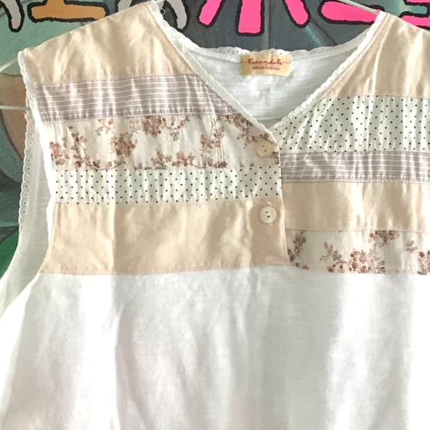 빈티지 패치 슬리브