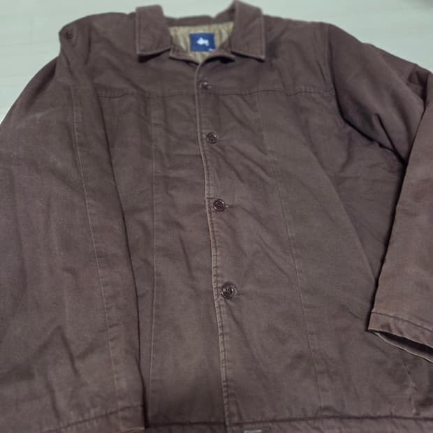 스투시 90 진티지 워크 패딩 자켓