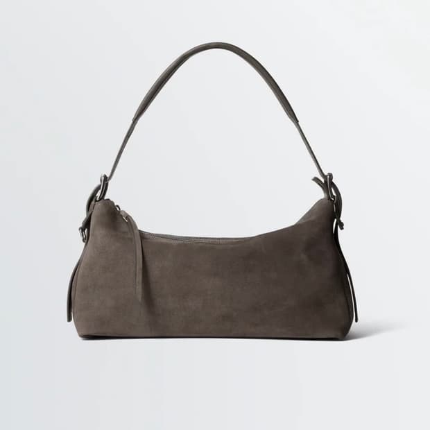 F/르메르 벨티드 스웨이드 바게트백 26SS