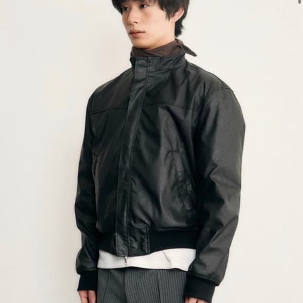 런디 어반 크롭 왁스자켓 사이즈교환 2->3 