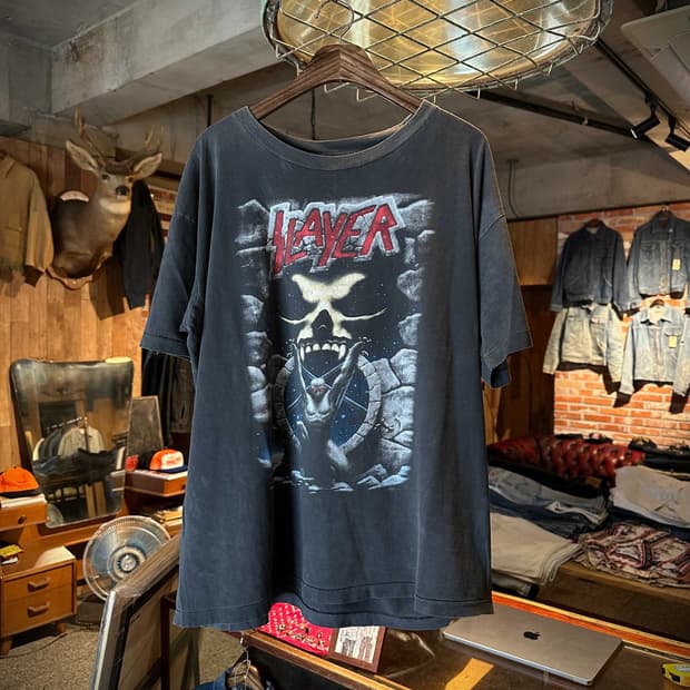 90s slayer 빈티지 밴드티